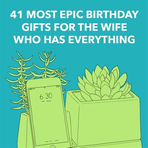 Best christmas gifts for your wife. 41 Most Epic Birthday Gifts for the Wife Who Has ...