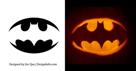 5 Easy Yet Simple Halloween Pumpkin Carving Patterns Stencils For