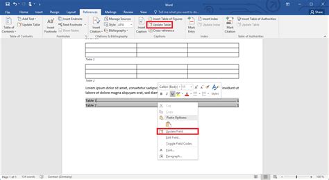 How To Insert A Table Of Figures In Word In A Few Simple Steps Ionos