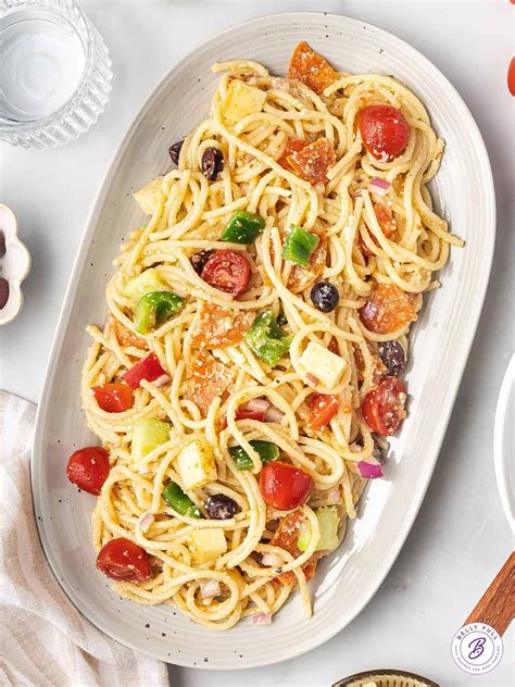 Easy Spaghetti Salad Belly Full