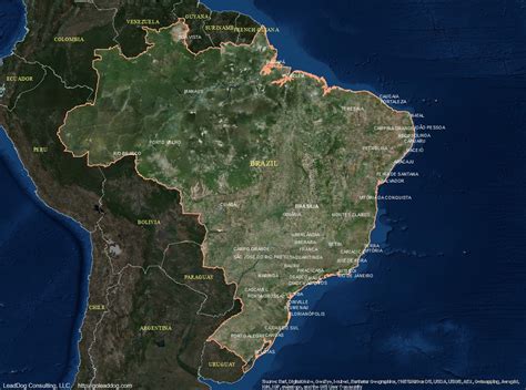 Brazil Satellite Maps | LeadDog Consulting