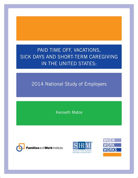 Paid Time Off Vacations Sick Days And Short Term Caregiving In The