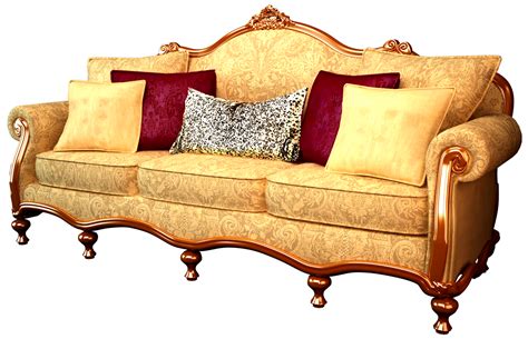 Wooden Sofa Png
