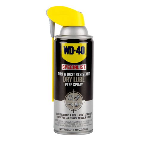 Wd 40 Specialist 10 Oz Dirt And Dust Resistant Dry Lube Ptfe Spray
