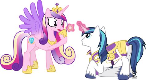 The most serene pony, lol. Shining Armour Proposes to Princess Cadance by 90Sigma on ...