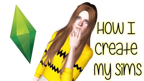 The Sims 3 Create A Sim How I Create My Sims Youtube