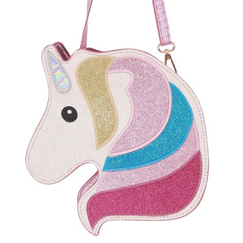 Hde 3d Glitter Unicorn Crossbody Purse Bag For Teens Girls Women