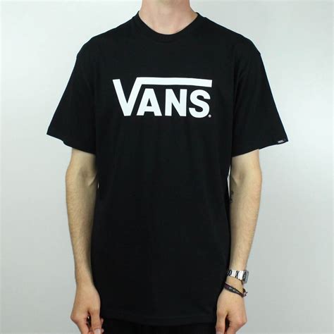 Vans Classic Logo T Shirt Brand New Black Size Smlxl Ebay
