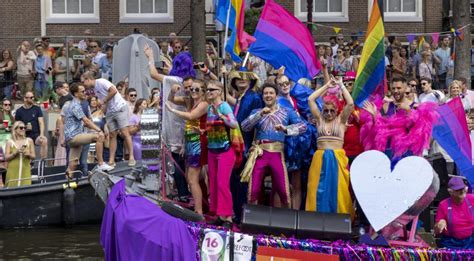 thousands visit amsterdam for canal pride parade nl times