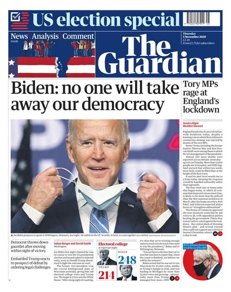 The Guardian November 05 2020 Newspaper Get Your Digital Subscription
