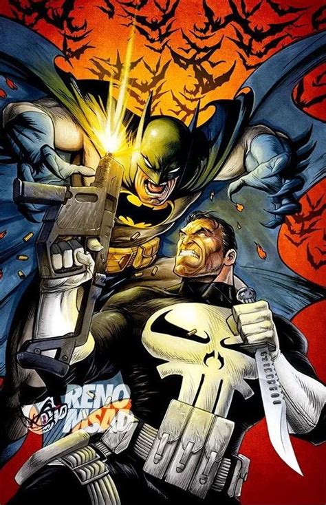 Batman Vs Punisher Batman Joker Wallpaper Dc Comics Artwork Comics