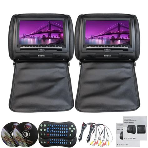 9 Inch Car Headrest Dvd Player For Universal Digital Screen Zipper Car