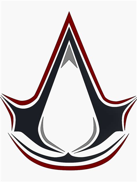 Assassins Creed Gaming Logo Sticker By Lordchanka01 Redbubble