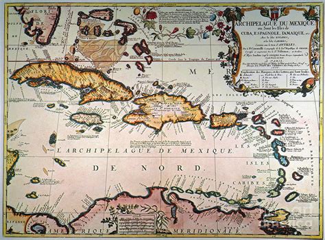Map West Indies Photograph By Granger Fine Art America