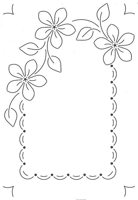 Bonito Bordado Para Individual De Mesa Embroidery Flowers Pattern