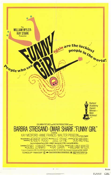 Musings Funny Girl 1968 Poster