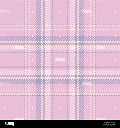 Plaid Check Pattern In Pink Seamless Fabric Texture Tartan Textile Print Design Stock Vector