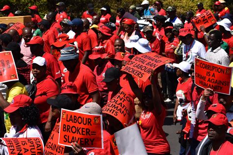 South Africa Thousands Of Workers Support National Strike Industriall