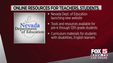Nevada Department Of Education Offers Online Resources Youtube
