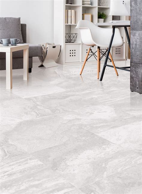 Floorpops fp3295 townhouse peel & stick floor tile, grey. NT16-2101FL - Builders Choice Upgrade Elite Travertine ...