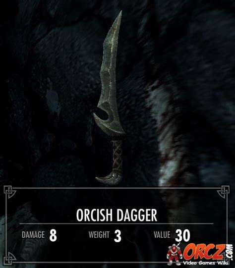 Skyrim Orcish Dagger The Video Games Wiki