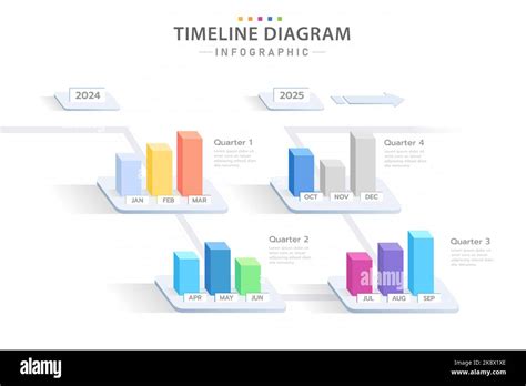 Infographic Template For Business 12 Months Modern Timeline Diagram