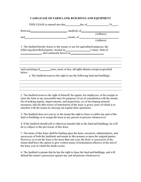 Landlords and tenants can't avoid their obligations by not putting their agreement in writing. Free Lease Agreement Template Word : Free Florida Rental ...