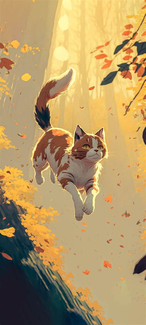 Anime Scenery Wallpaper Cat Wallpaper Cute Wallpaper Backgrounds