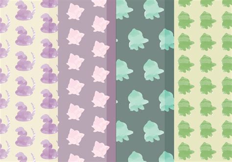 Vector Pokemon Patterns Download Free Vectors Clipart Graphics