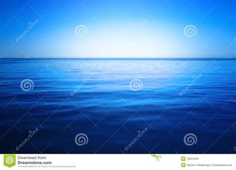 Blue Sky And Ocean Stock Images Image 19041024