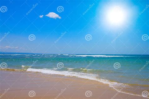 Peaceful Beach Scene Stock Photo Image Of Travel Solitude 5048450