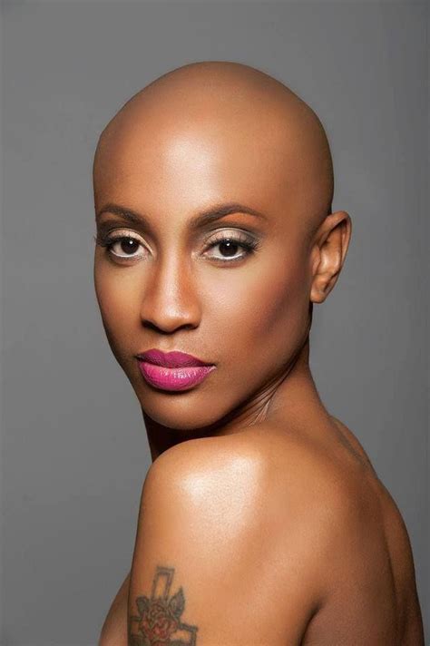 Shaved Natural Hair Bald Head Women Alopecia Hairstyles Shaved