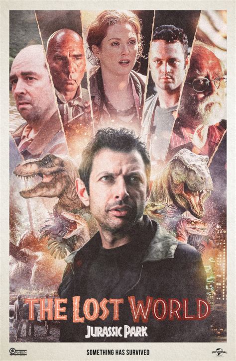 Chris pratt, bryce dallas howard, irrfan khan and others. The Lost World Jurassic Park - Alternate Movie Poster ...