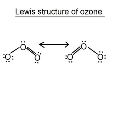 Ozone Molecule Lewis Structure