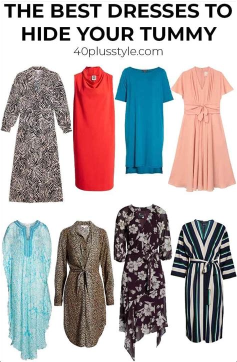 The Best Dresses To Hide Your Tummy For Women Over 40 Dresses To Hide