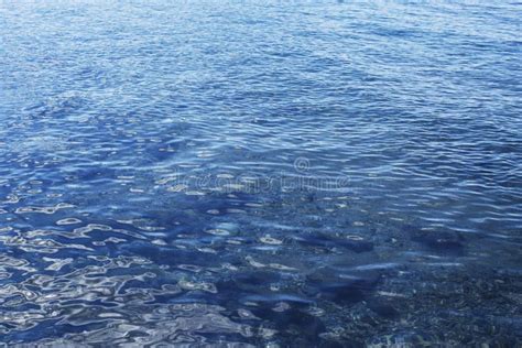 Rippled Wavey Surface Of Water Stock Image Image Of Blue Reflection