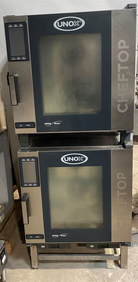Unox Xevc Stacked Gas 7 Grid Combi Ovens With Stand Caterquip