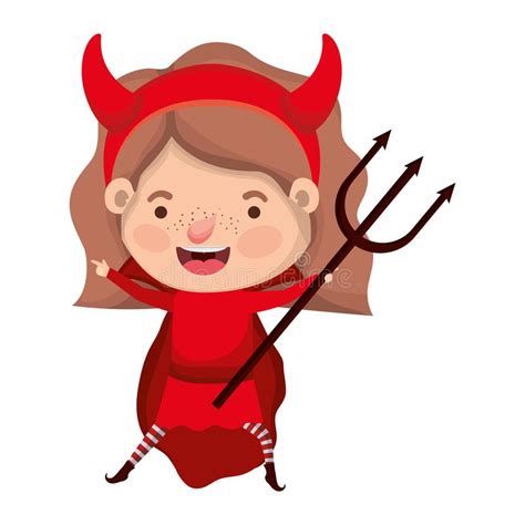 Devil Trident Halloween Accessory Icon Stock Vector Illustration Of