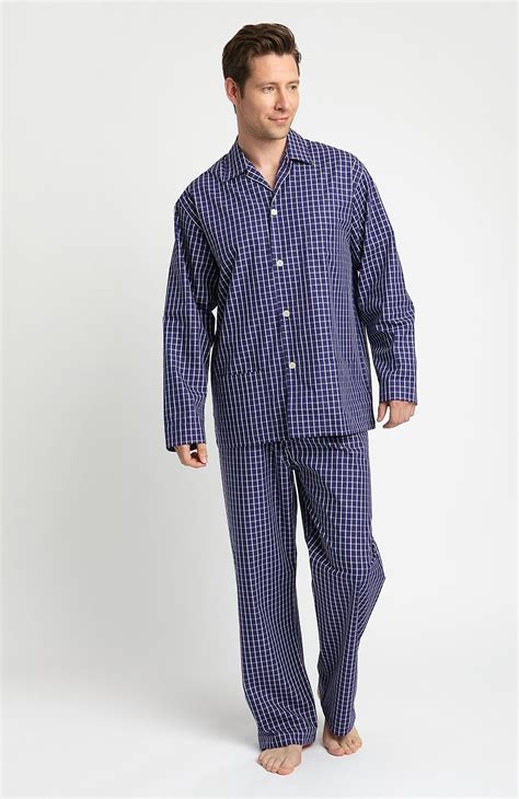 Classic Check Mens Cotton Pyjamas The Perfect T For Fathers Day