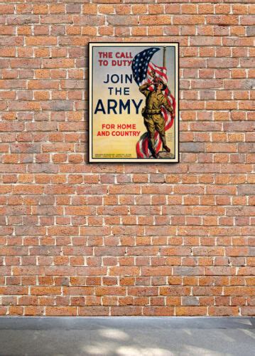 The Call To Duty Join The Army 1917 Us Army Wwi Recruiting Poster