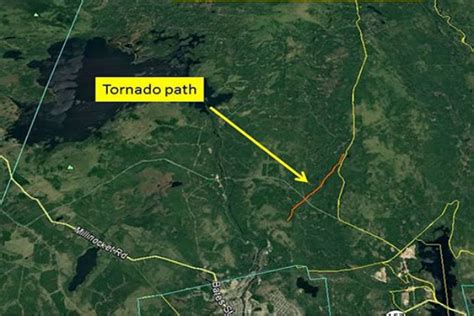 Check Out The Path Of Destruction From Last Saturdays Tornado In Maine