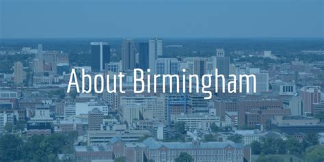 About The Official Website For The City Of Birmingham Alabama