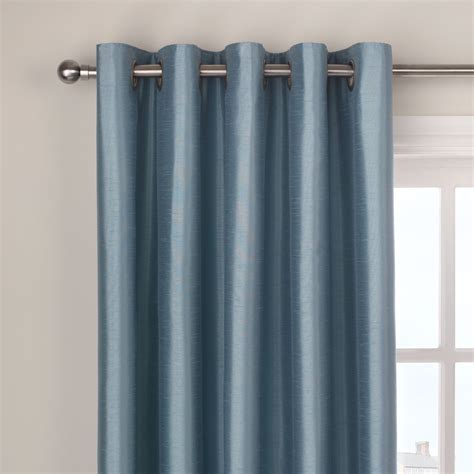 Great savings & free delivery / collection on many items. John Lewis & Partners Faux Silk Pair Blackout Lined Eyelet ...