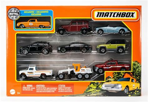 Matchbox 9 Pack T Set With Exclusive 1961 Ford Falcon Ranchero