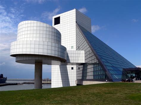 The lineup includes radiohead, def leppard, stevie. This Week's Crazy Building: The Rock and Roll Hall of Fame - Gary Kent Real Estate