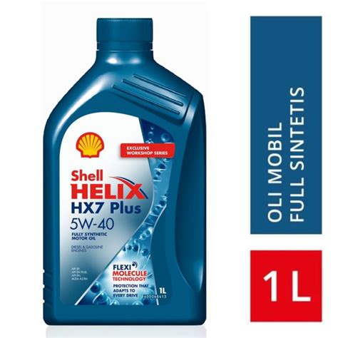 Oli Shell Helix Hx7 5w 40 Fully Synthetic 1 Liter Lazada Indonesia