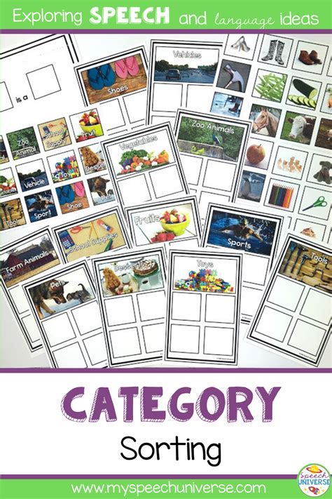 Category Sorting With Real Photographs In 2020 Language Therapy