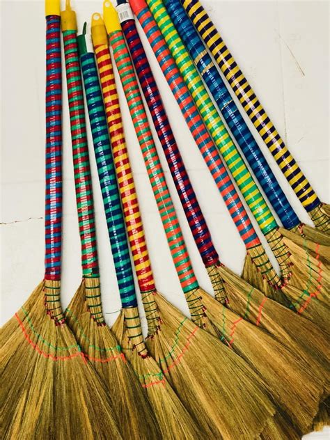 Walis Tambo Vietnam Handmade Straw Soft Broom Pack Of 10 Mops And Brooms