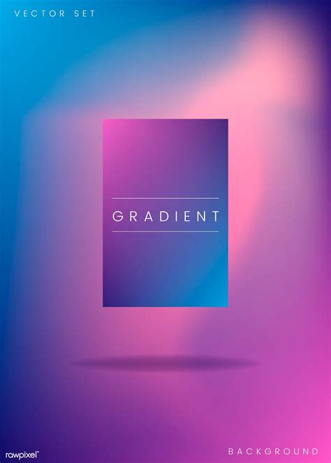 Download Premium Vector Of Blue Gradient Poster Template Vector 894043