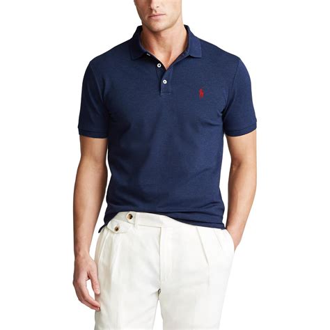 Polo Ralph Lauren Slim Fit Stretch Mesh Polo Shirt Cruise Fashion